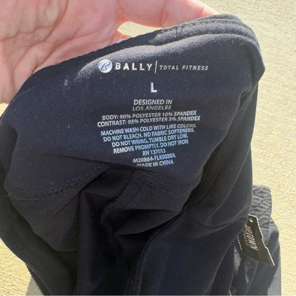 Bally Total Fitness Black Activewear PM5 - Picture 3 of 3